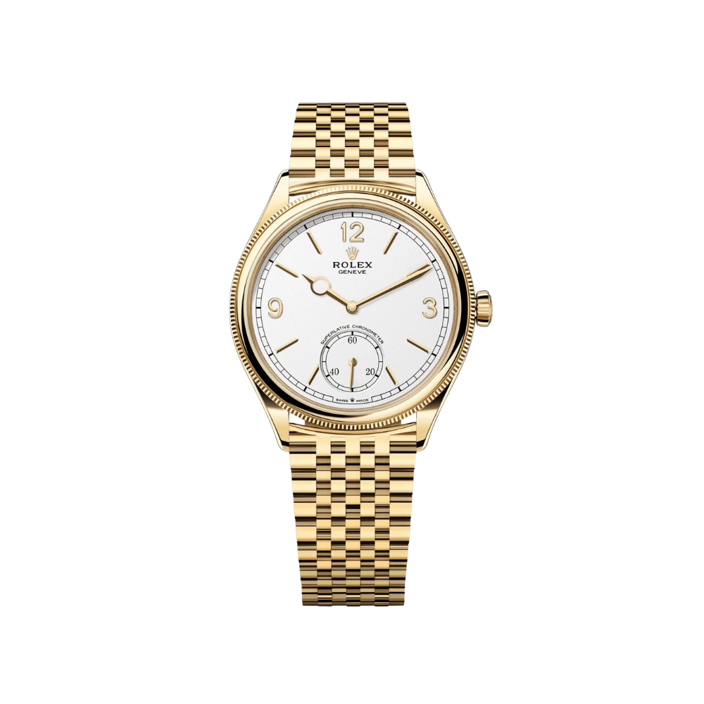 Rolex 1908 39mm, 18CT Yellow Gold, Polished Finish Ref. 52508